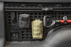 Ram TRX Bed Side Molle Panels - Driver Full Set - Addictive Desert Designs - Molle Pattern - Hammer Black - `21-`23